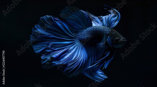 Blue Betta fish