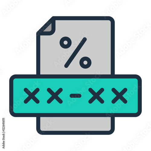 Tax Identification Number Icon