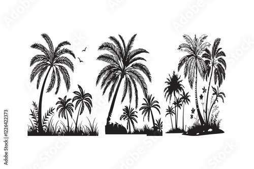 palm tree silhouette