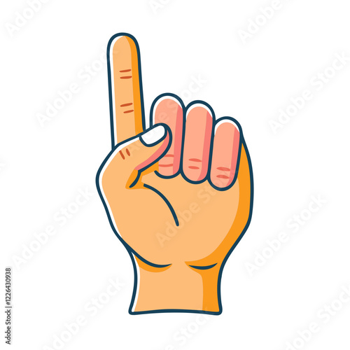 
hand icon pointing a finger