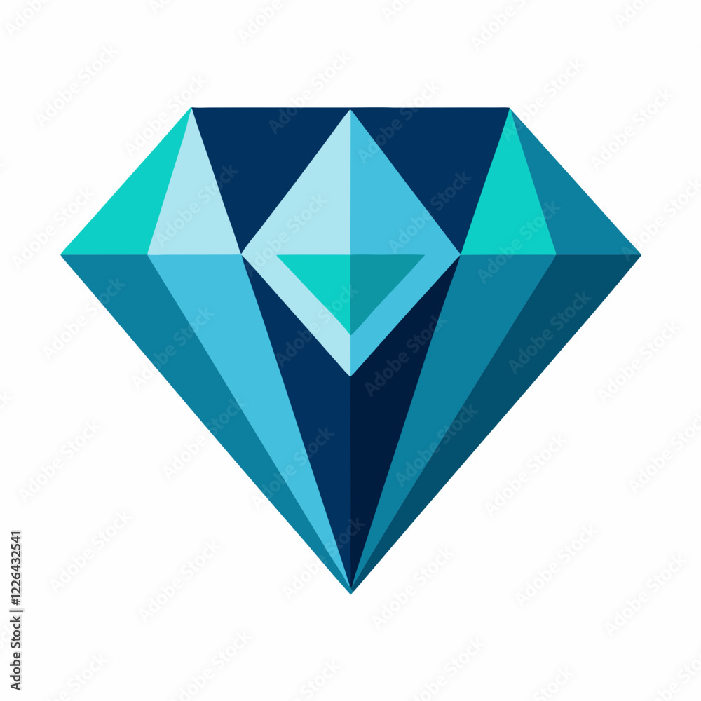 Abstract Crystal Diamond Vector Design Abstract Crystal Diamond Vector Design