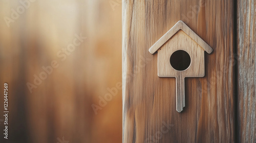 Home Sweet Home Key: A wood...