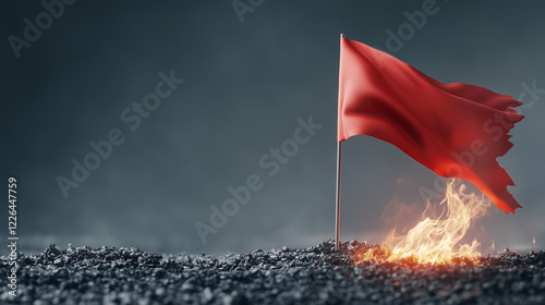 Red Flag Burning: A stark, ...