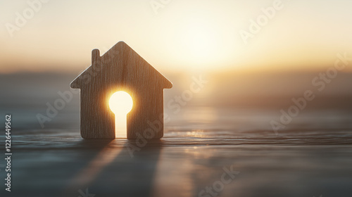 Sunrise Home Keyhole: A woo...