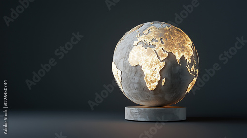 Illuminated Earth Globe: A ...