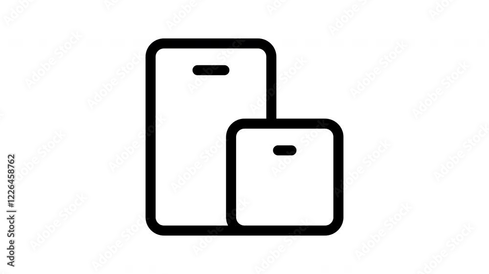 An icon animation of boxes sliding smoothly from side to side, suitable for business presentations, workflow graphics, or product demonstration. An icon animation of boxes sliding smoothly from side to side, suitable for business presentations, workflow graphics, or product demonstration.