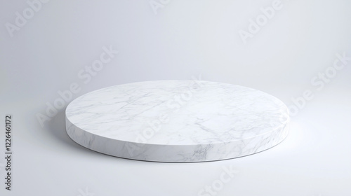Circular Marble Pedestal: A...