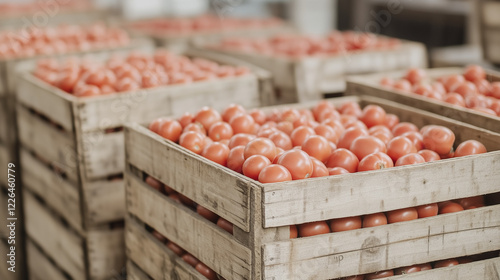 Harvest Bounty: Rows of rip...