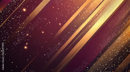 Golden and Maroon Abstract Sparkle Background