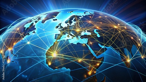 Global Network Unveiled- Artistic Representations of Worldwide Connections