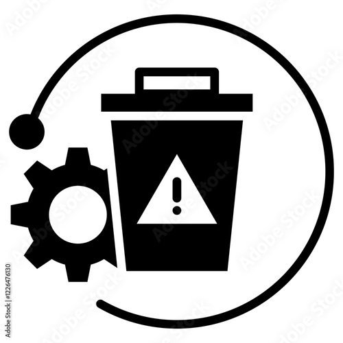 Waste Management Glyph Icon