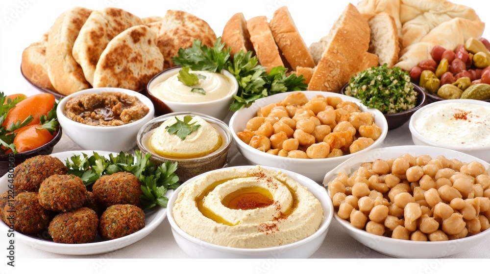 Mediterranean and Middle Eastern Food Platter Mediterranean and Middle Eastern Food Platter
