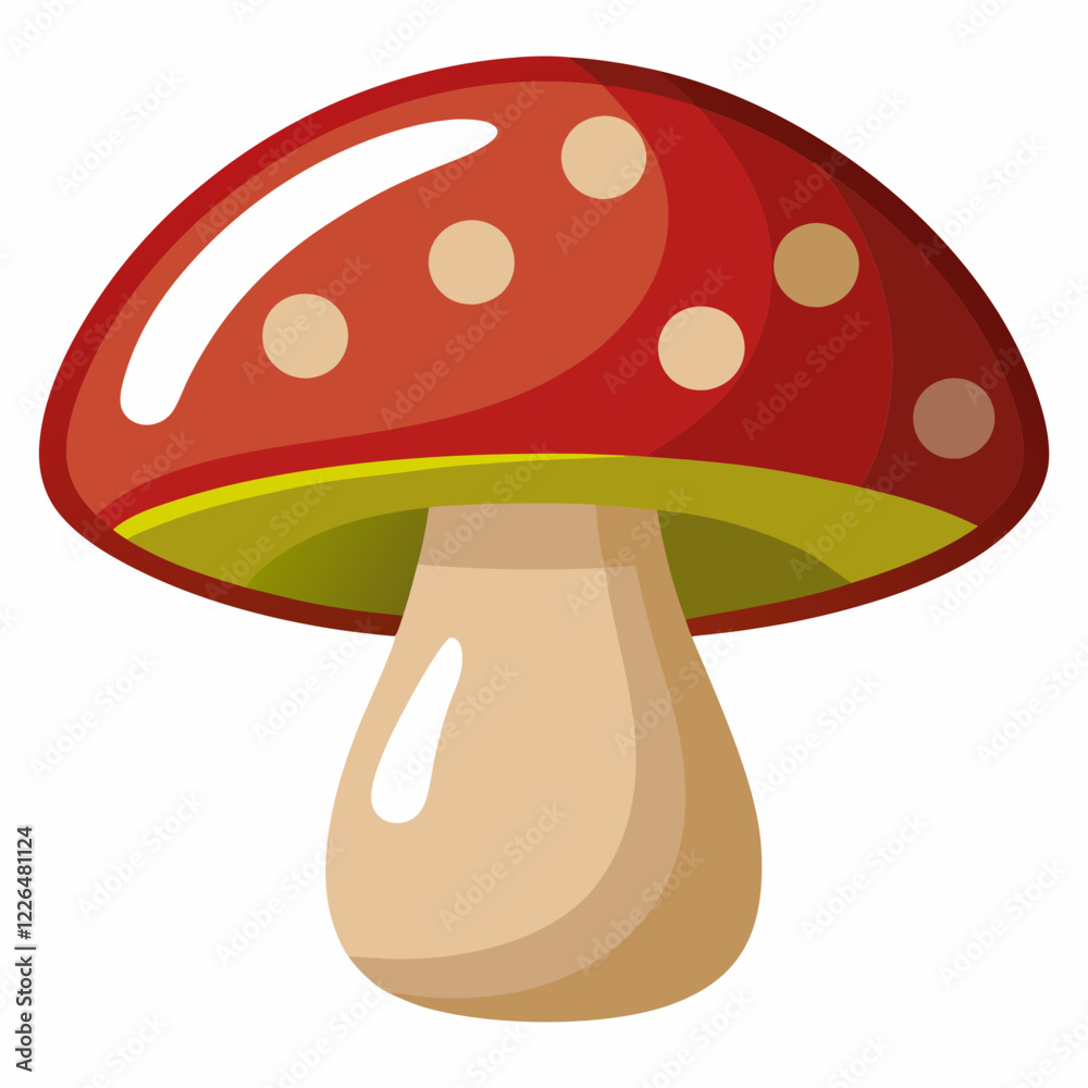 Portobello Mushroom Silhouette Design Portobello Mushroom Silhouette Design