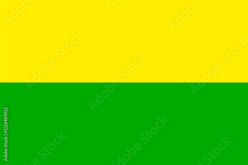 flag of the municipality of Chia, Cundinamarca, Colombia. Vector illustration