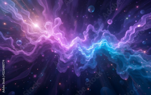 Wallpaper Mural Stunning Cosmic Explosion of a Spiral Galaxy with Radiant Nebulae, Interstellar Clouds, and Vibrant Space Elements in the Universe Torontodigital.ca