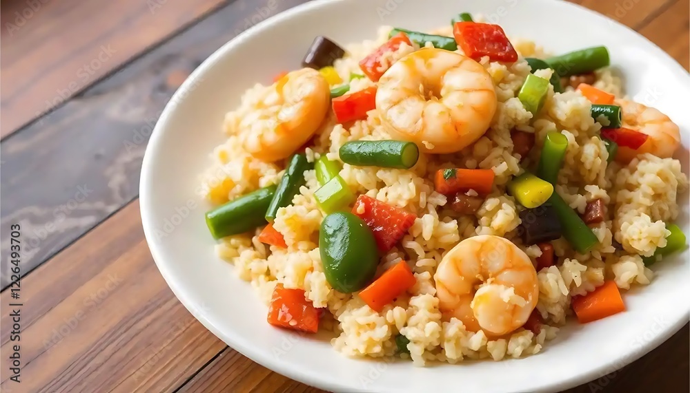 Delicious Shrimp Fried Rice with Vegetables Recipe Delicious Shrimp Fried Rice with Vegetables Recipe