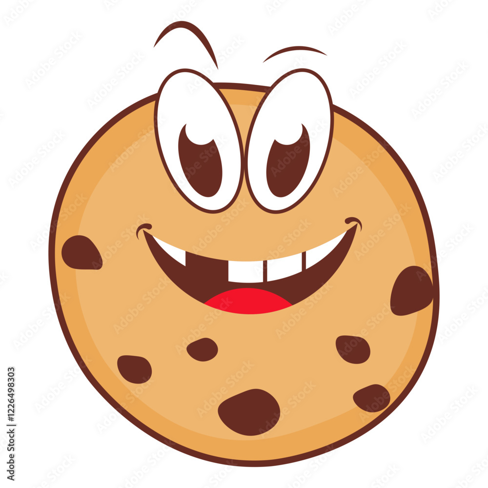 Obraz premium Cute Cookie Character