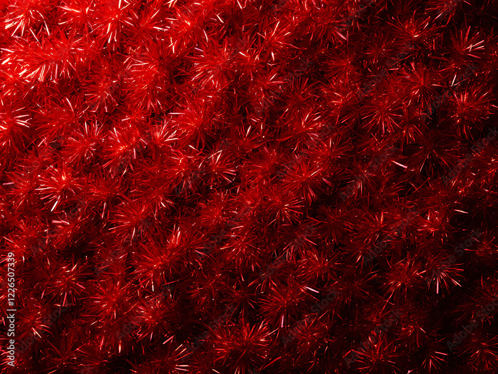 red christmas tinsel background red christmas tinsel background