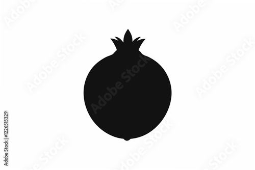 pomegranate  silhouette