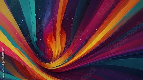 abstract background vivid colors, 8k background, abstract colorful abstract illustration, background 8k wallpaper PC Generativ e AI