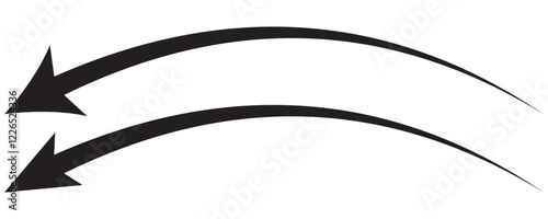 long arrow icon. Arrow pointing . long Arrow vector . arrow or web design.