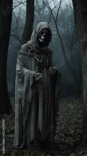 scary halloween witch