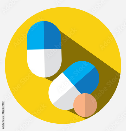 Print  Pills icon vector set. Simple and editable pills icons Medicament and pharmaceutical symbol. 1176