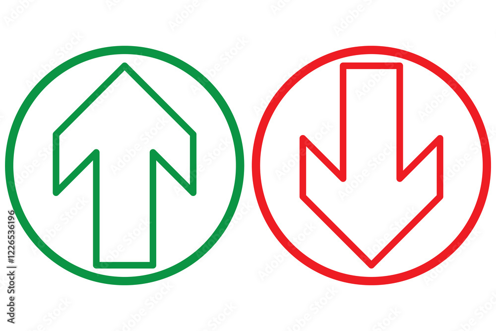 Print Up and down arrow icon vector illustration. 1176 Print Up and down arrow icon vector illustration. 1176