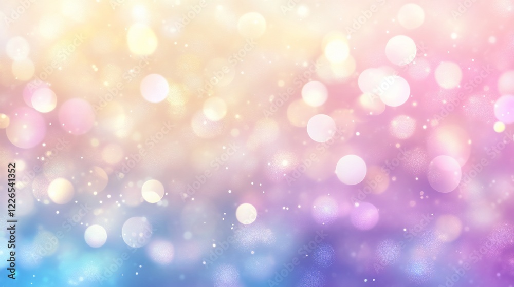 Abstract bokeh background with soft pastel colors and sparkling light effects Abstract bokeh background with soft pastel colors and sparkling light effects