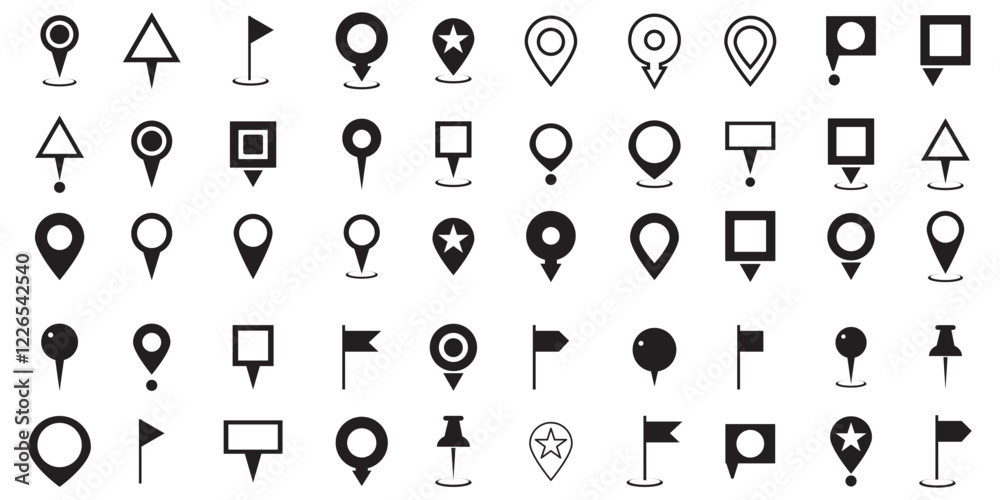 Location icon. Map pin icon . 1176 Location icon. Map pin icon . 1176