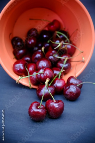 cherries in a bowl