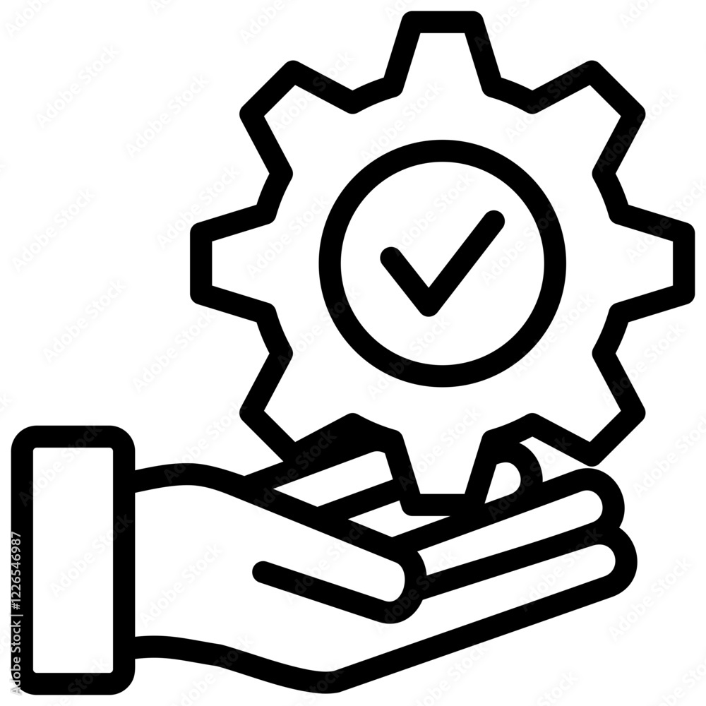 Solution Outline Icon Solution Outline Icon