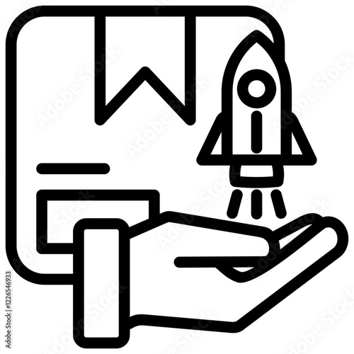 Launch Outline Icon