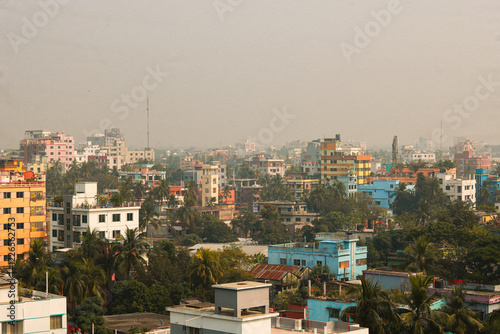 Cityscape view of Jashore, Bangladesh photo