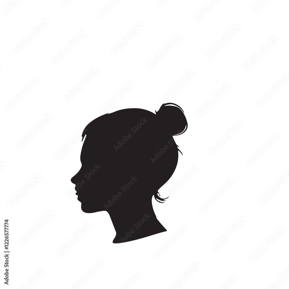 silhouette of a person vector on white background silhouette of a person vector on white background