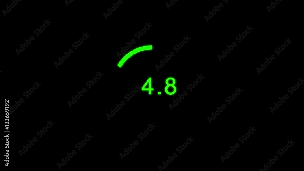 30 second countdown timer on white background