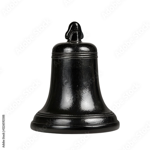 Legacy of the asiatic ship's bell a transparent background symbol of maritime history photo