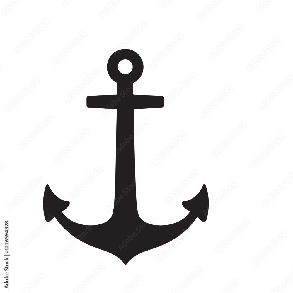 anchor vector  isolated on white background