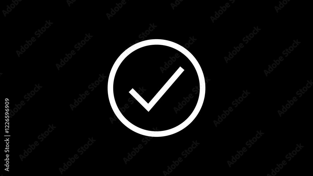 checkmark animation and double check icon. Yes tick. Correct check mark symbol. Checkmark animation checkmark animation and double check icon. Yes tick. Correct check mark symbol. Checkmark animation