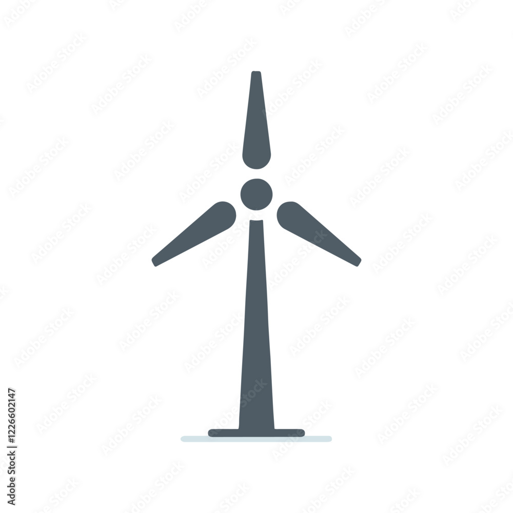 Wind turbine vector illustration
Wind turbine vector illustration