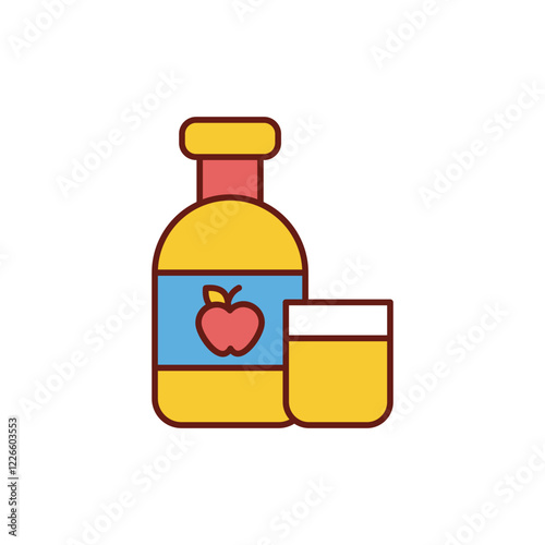Apple cider icon design