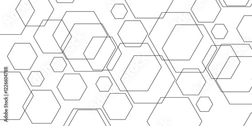 Abstract background with hexagons pettern. Abstract hexagon polygonal pattern background vector.overlapping hexagon pattern abstract futuristic background design. data concept,poster, flyer, wallpaper