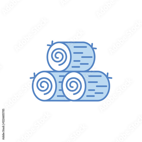 Hay Bale icon design