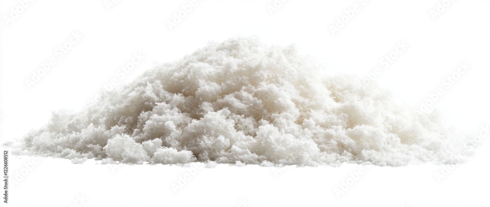White powder pile, studio shot, clean background, food ingredient White powder pile, studio shot, clean background, food ingredient