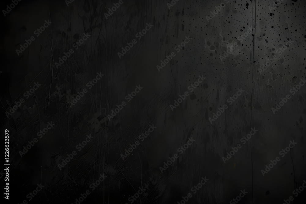 Grunge black textured concrete background Generative AI