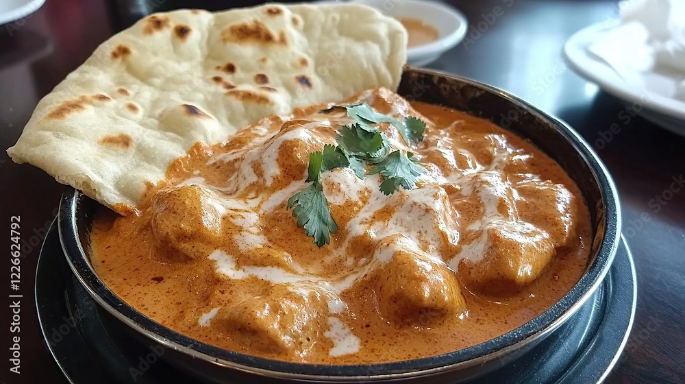 Creamy Chicken Tikka Masala Restaurant Dish Creamy Chicken Tikka Masala Restaurant Dish