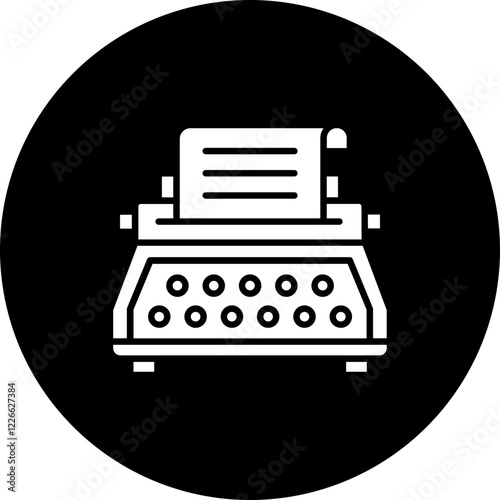 Typewriter Icon
