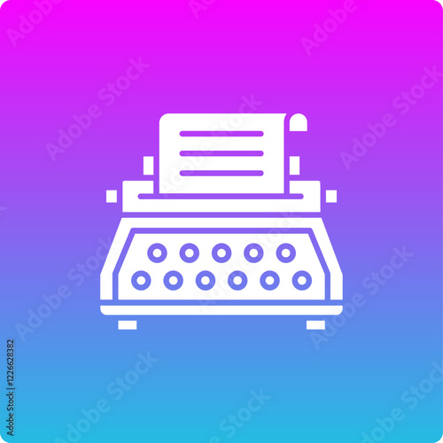 Typewriter Icon