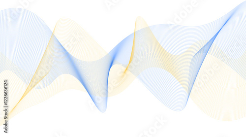 Abstract light wave futuristic background. Vector illustration.