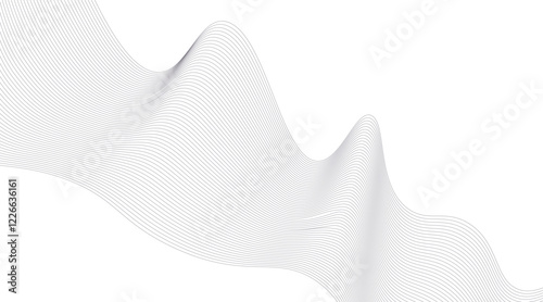 Abstract light wave futuristic background. Vector illustration.